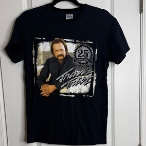 Travis tritt country music Black 25th Anniversary Men's T-Shirt
